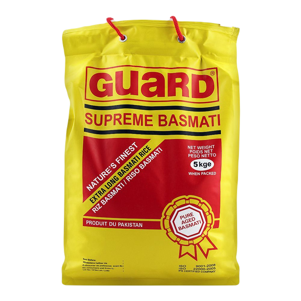 Guard Rice Supreme Basmati 5 Kg