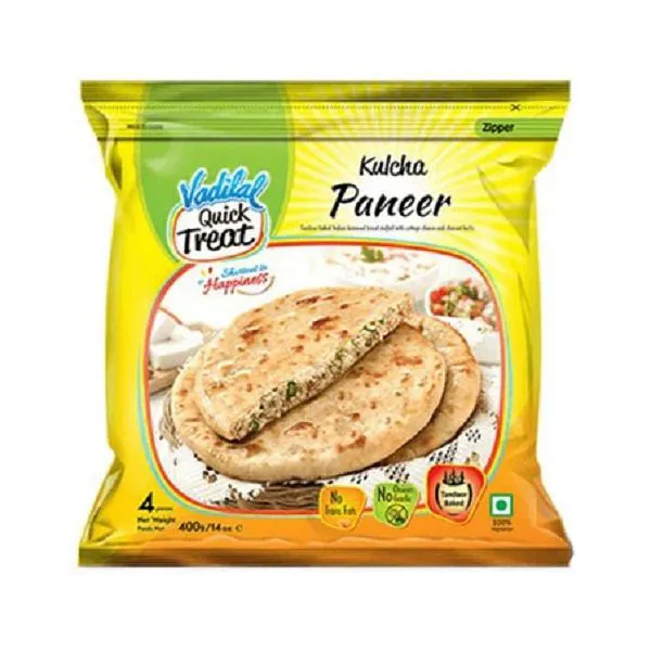 Vadilal Frozen Paneer Kulcha 400g