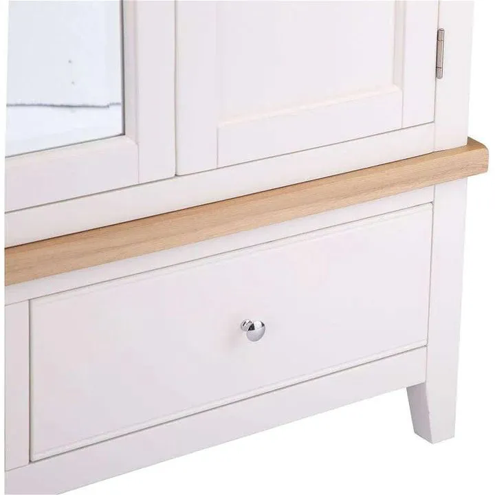 Lesna White 3 Door Wardrobe