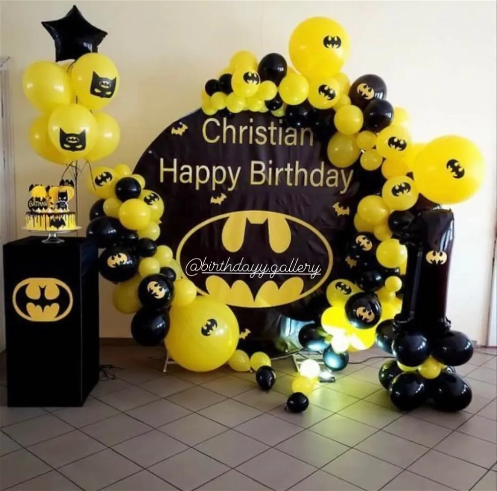 Batman Birthday Theme Items