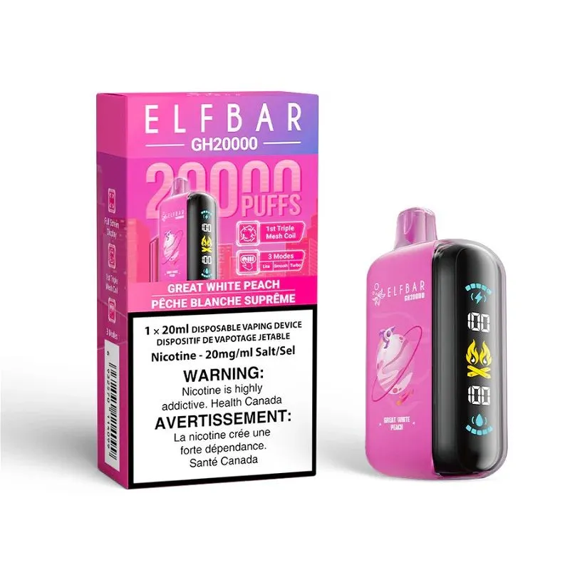 ELFBAR 20000 Great White Peach