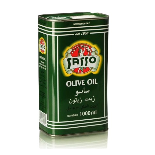 Sasso Olive Oil 1000 Ml Tin