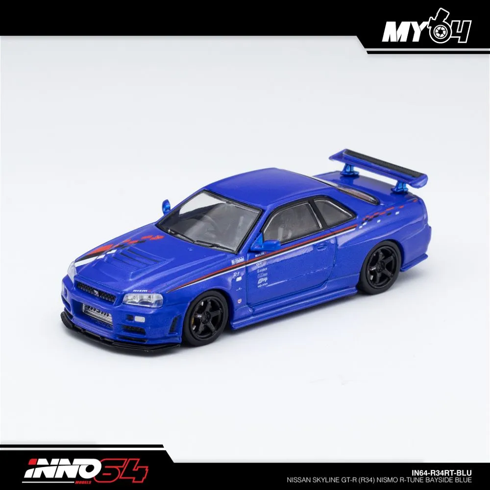 INNO64 | NISSAN SKYLINE GT-R R34 R-TUNE | BLUE