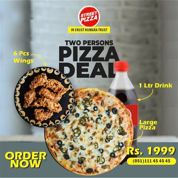 Pizza Deal (Two Persons)