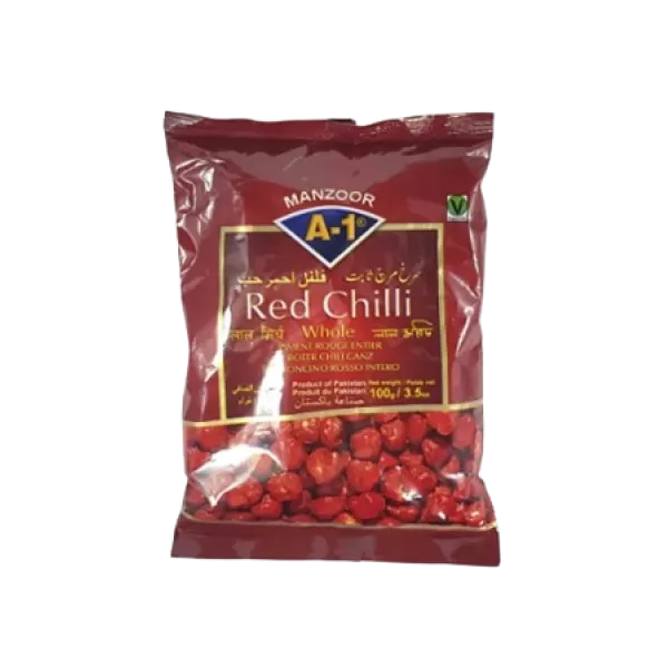 A1 Red Chilli Whole 100g