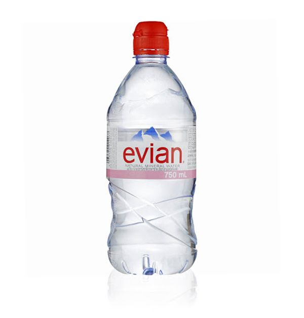 Evian Water Sport Cap 750Ml