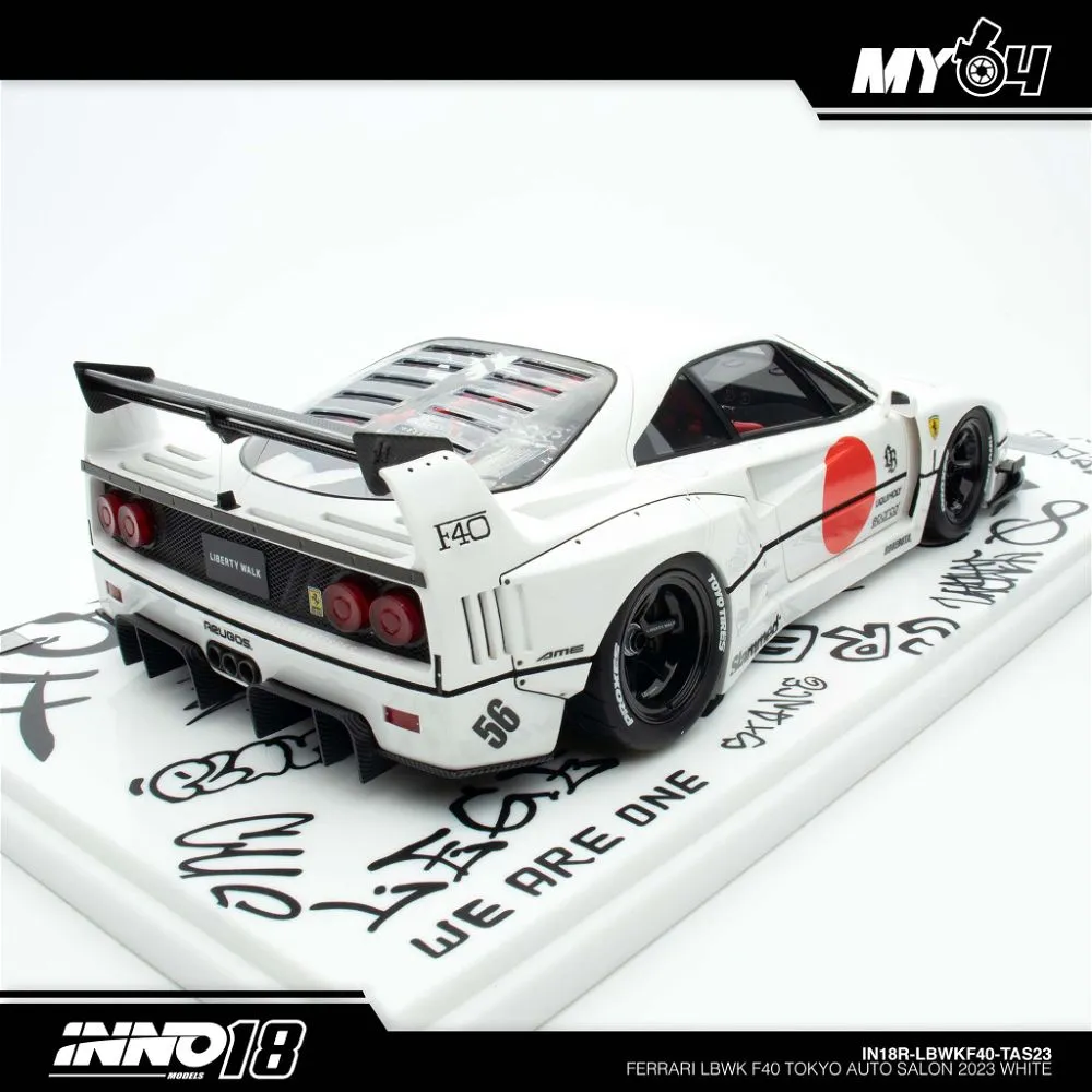 INNO18R | FERRARI LBWK F40 | WHITE