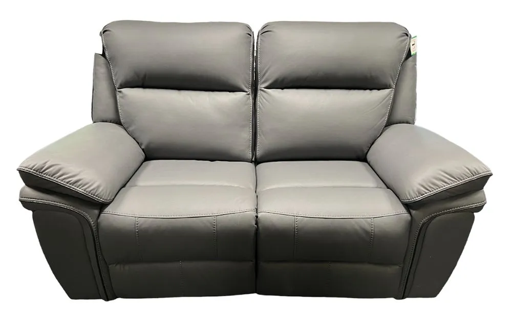 Porano Grey 2 Seater Recliner Sofa