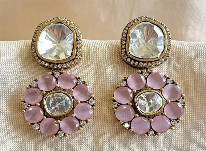 Eve Earrings Pink