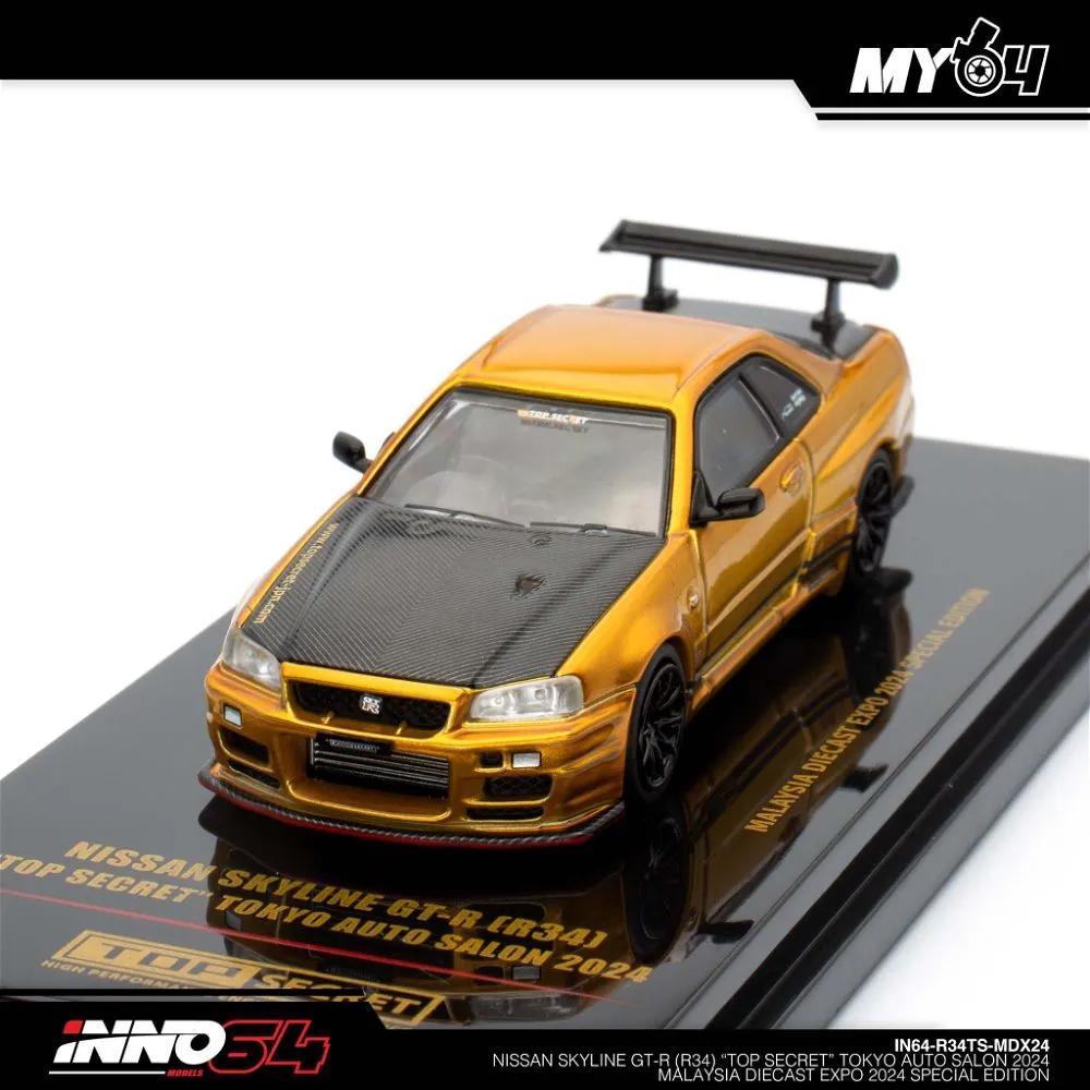 INNO64 | NISSAN SKYLINE GT-R R34 'TOP SECRET' TOKYO AUTO SALON 2024 | MDX 2024 SPECIAL EDITION