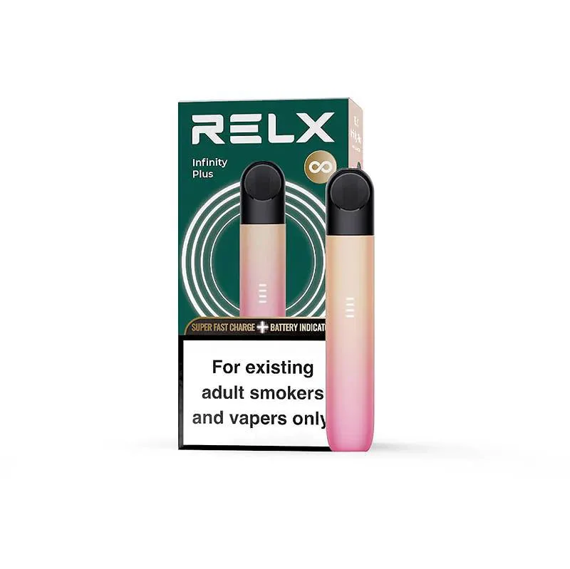 RELX INFINITY PLUS VAPING DEVICE KIT (PINK WHISPER)