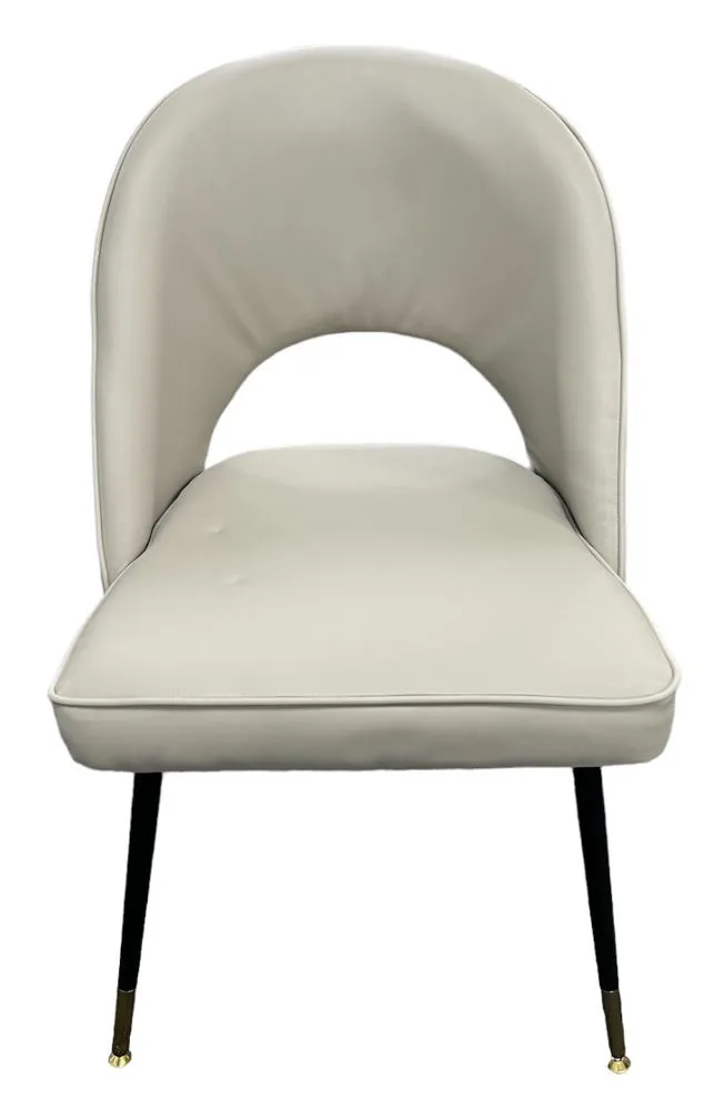 Loburn PU Grey Chair