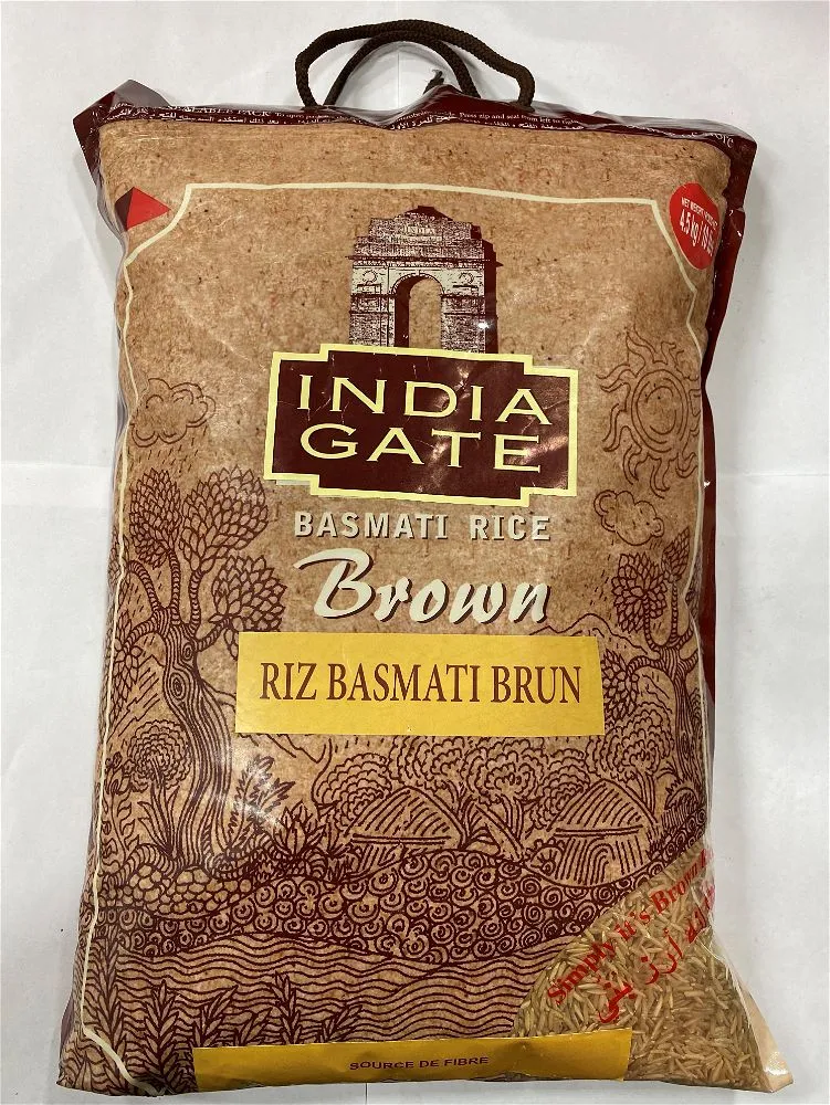 India Gate Brown Basmati Rice 10 Lbs