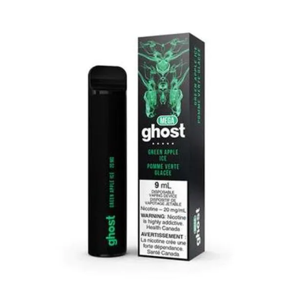 MEGA GHOST 5000 GREEN APPLE ICE