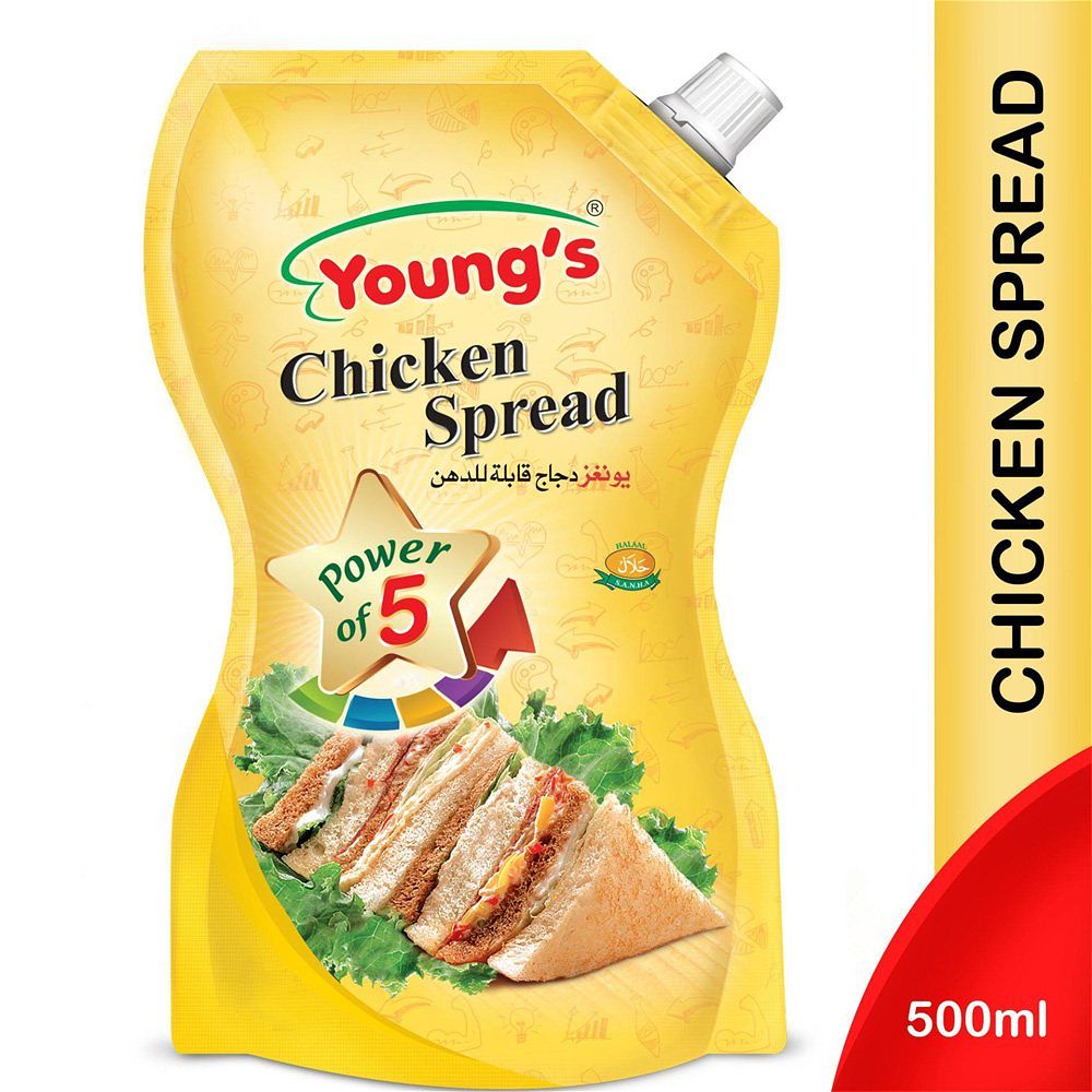 Young's Chicken Spread Pouch 500ml