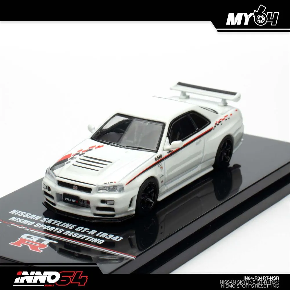 INNO64 | NISSAN SKYLINE GT-R R34 | WHITE