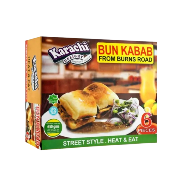 Karachi Delight Frozen Bun Kabab 650g