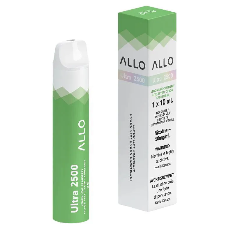 ALLO ULTRA 2500 LEMON LIME CRANEBERRY