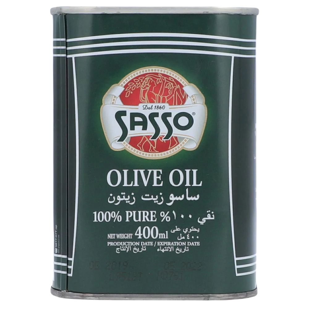 Sasso Oil Olive  400 Ml Tin