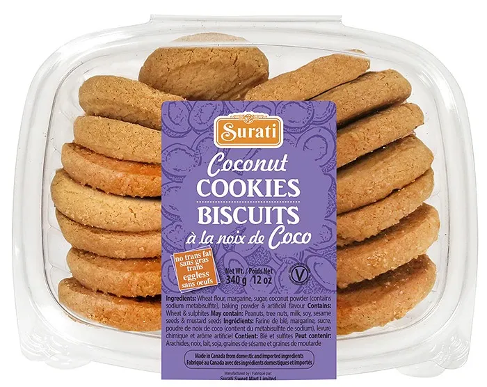 SURATI COCONUT COOKIES 340G