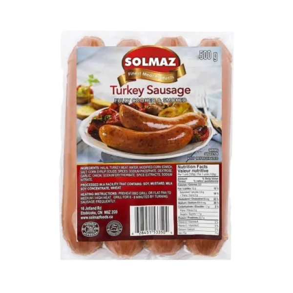 Turkey Sausage Solmaz (500g x 10)