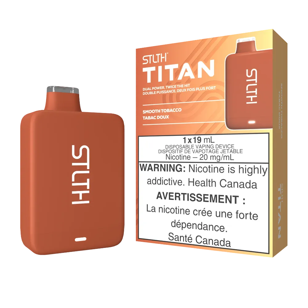 STLTH TITAN 10000  SMOOTH TOBACCO