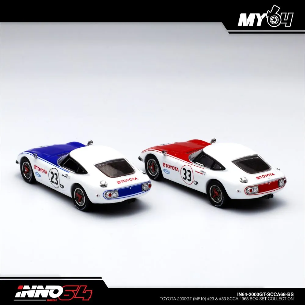 INNO64 | TOYOTA 2000GT | MF-10 #23 & #24 SCCA 1968 BOX SET COLLECTION