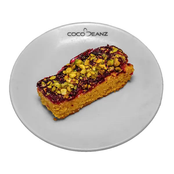 Sour Cherry And Pistachio Slice