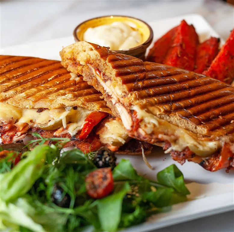 Grilled Veggies Panini.