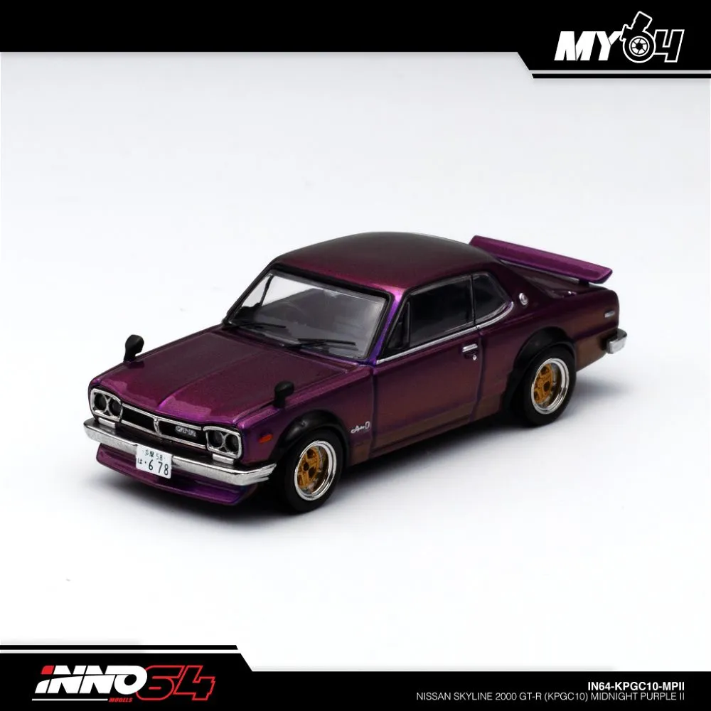 INNO64 | NISSAN SKYLINE 2000 GT-R KPGC10 | MAGIC PURPLE