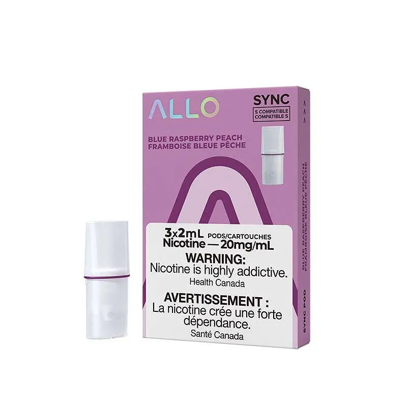 Allo Sync Pods Blue Raspberry Peach