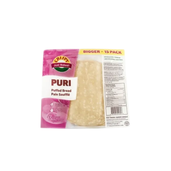 Crispy Frozen Puri 750g 15 Pack 750