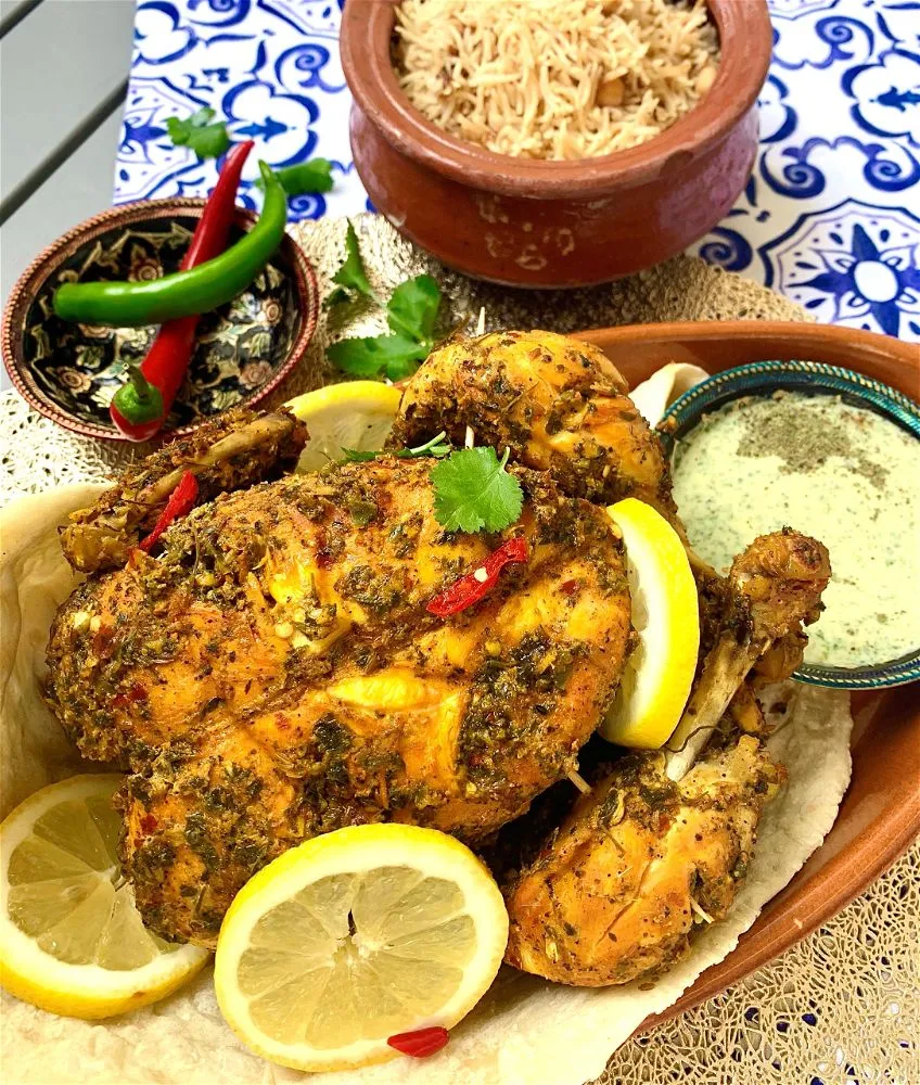 Desi Chicken Steam Roast