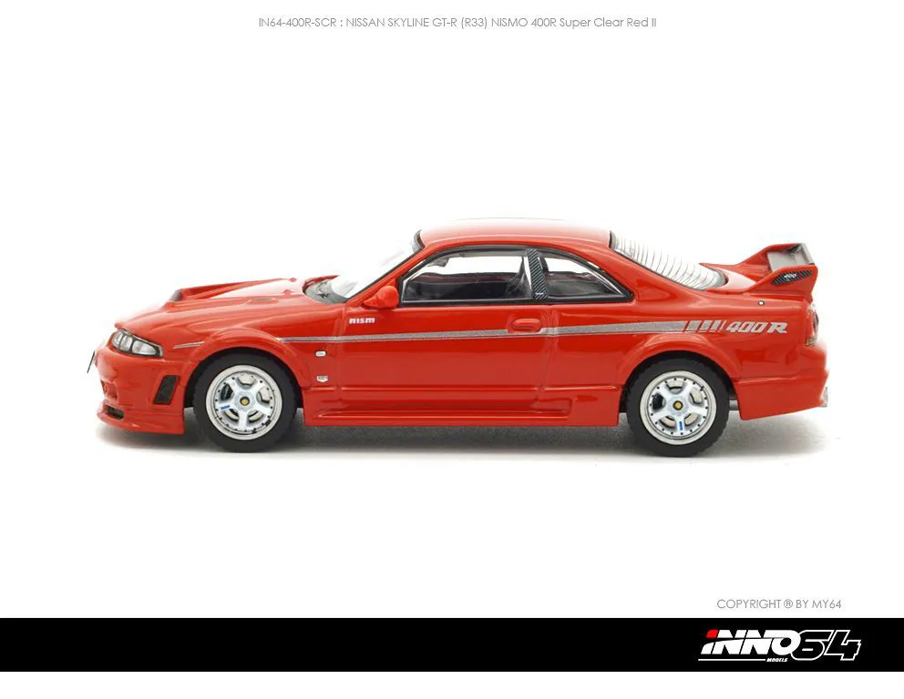 INNO64 | NISSAN SKYLINE GT-R R33 400R | SUPER CLEAR RED II