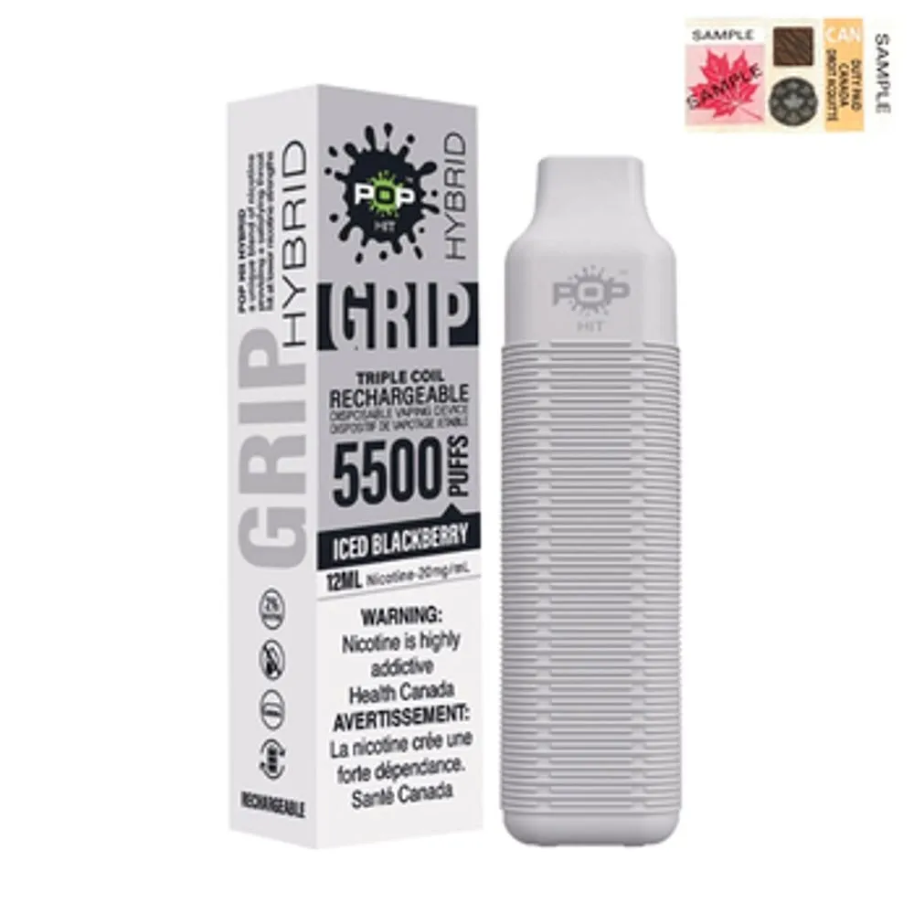 POP HIT GRIP 5500 ICED BLACKBERRY