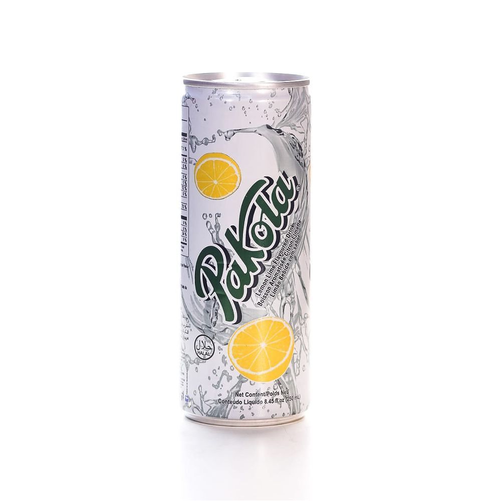 PAKOLA LEMON LIME FLAVOURED DRINK CAN 250ML