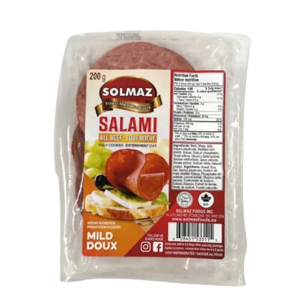 Solmaz Beef Salami Hot 200g