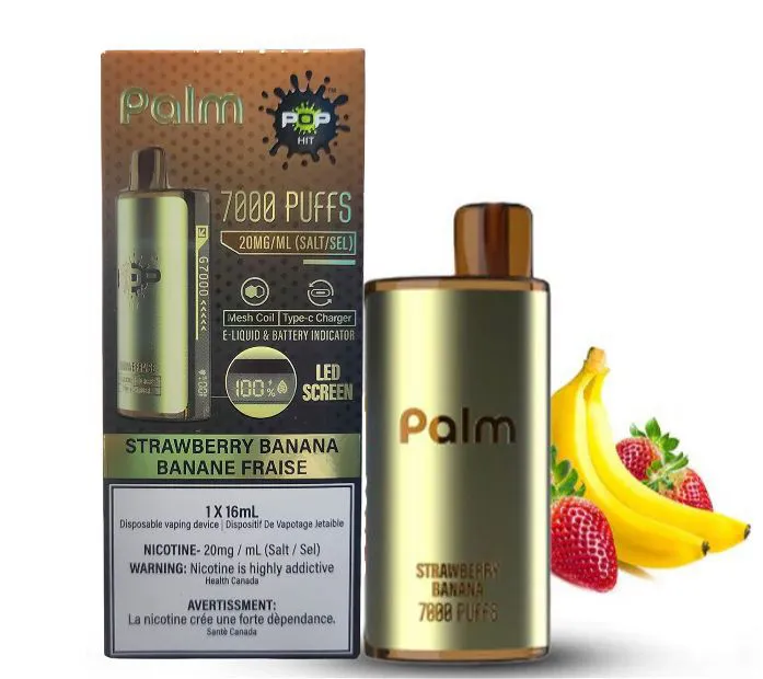 POP HIT PALM 7000 STRAWBERRY BANANA