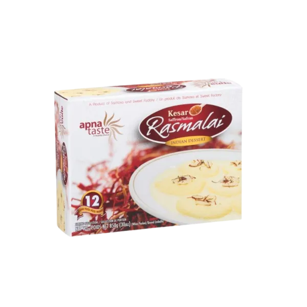 Apna Taste Rasmalai Kesar 12s 850g