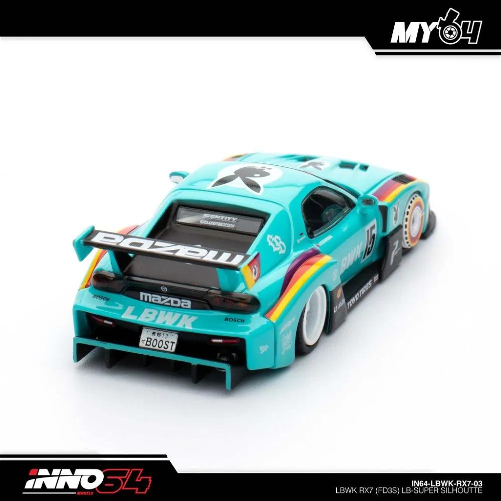 INNO64 | MAZDA RX7 FD3S LB-SUPER SILHOUTTE | CHINA DIECAST EXPO 2024