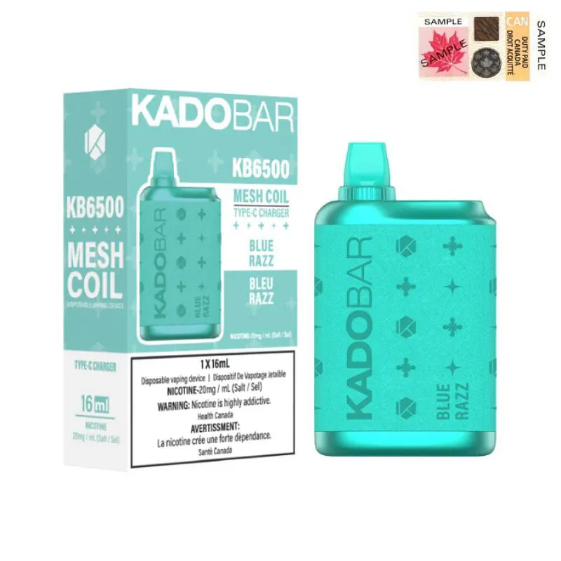 KADOBAR 6500 BLUE RAZZ