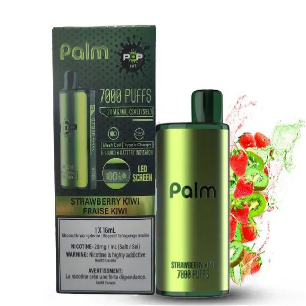 POP HIT PALM 7000 STRAWBERRY KIWI