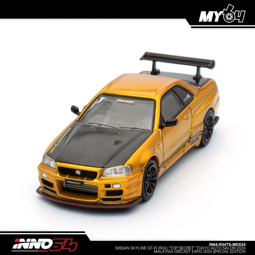 INNO64 | NISSAN SKYLINE GT-R R34 'TOP SECRET' TOKYO AUTO SALON 2024 | MDX 2024 SPECIAL EDITION