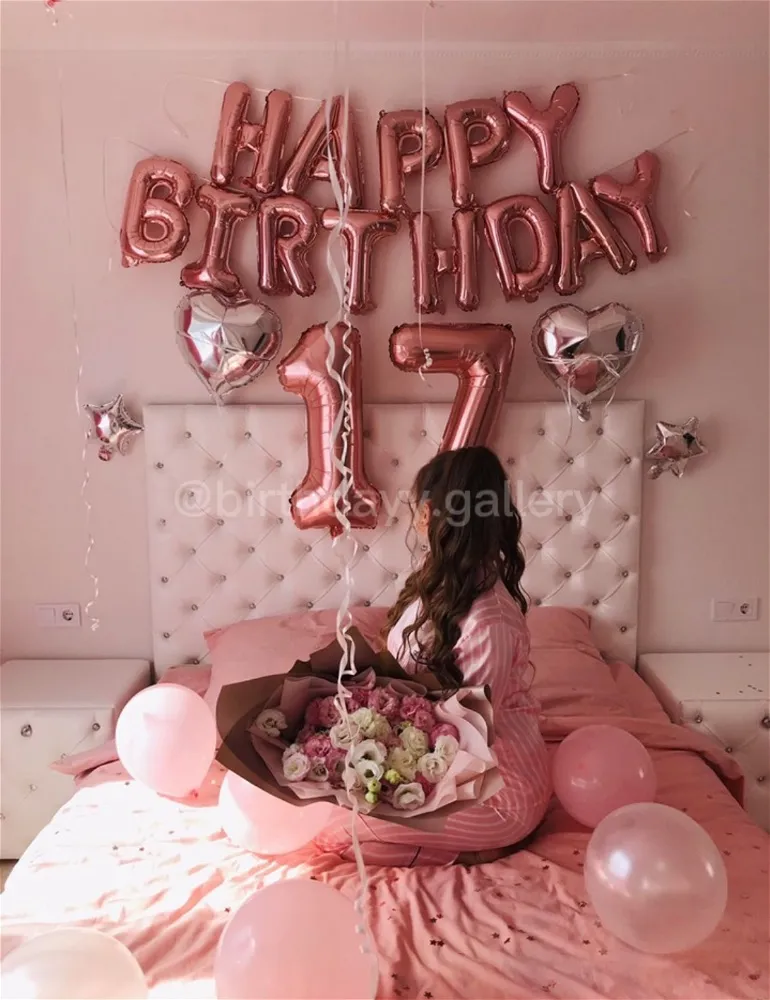 Aesthetic Rose Gold Birthday Theme PackagE