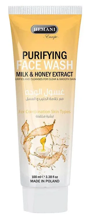 Hemani Face Wash Purifying With Milk & Honey Extracts 12Units