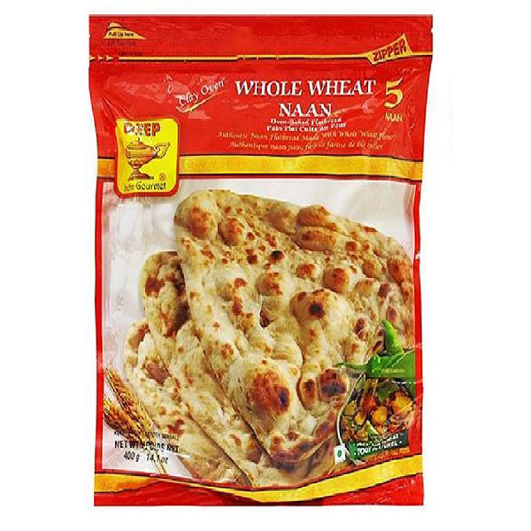 Deep Whole Wheat Naan 5 Pc