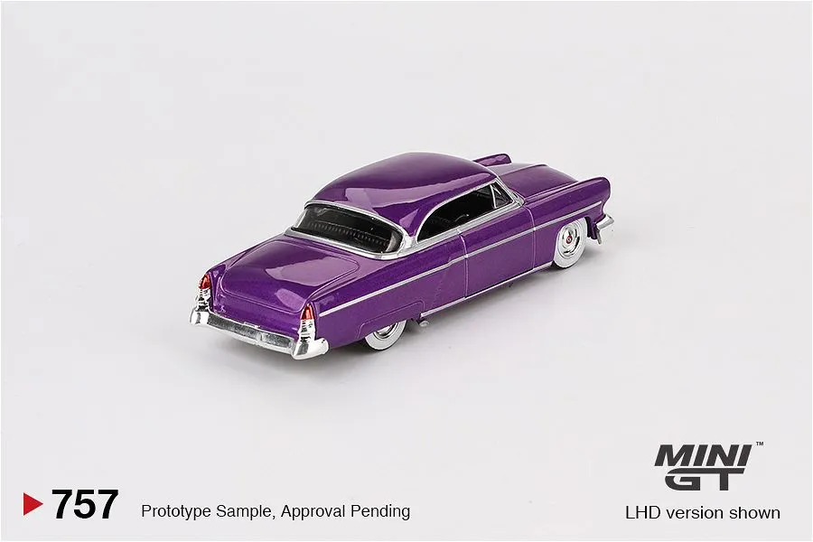 MINI GT | LINCOLN CAPRI HOT ROD 1954 | METALLIC PURPLE