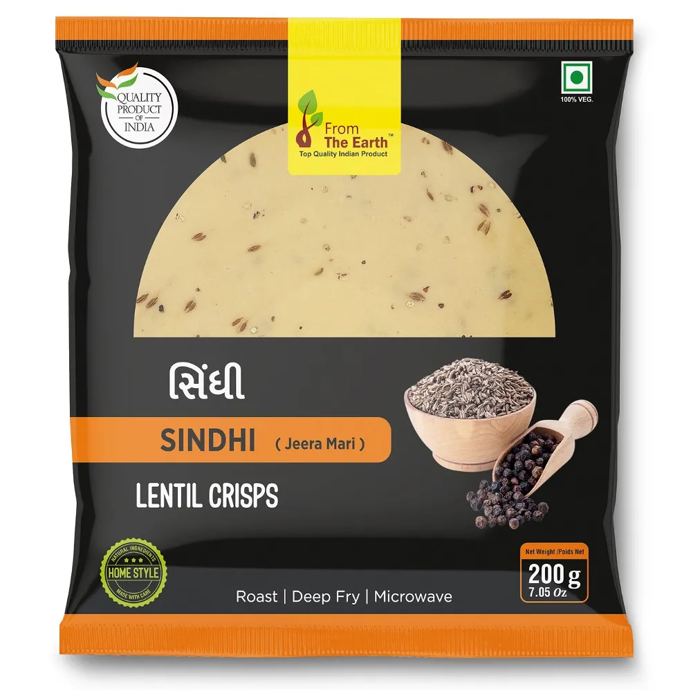 EARTH SINDHI PAPAD 200 GM