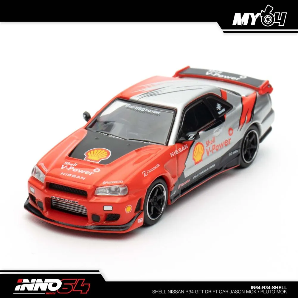 INNO64 | NISSAN SKYLINE GT-R R34 SHELL | HONG KONG TOY SALON 2022