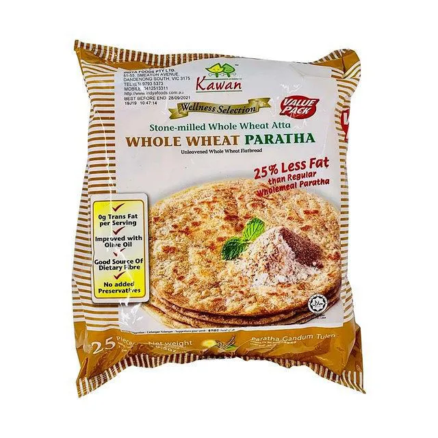 Kawan Frozen Paratha Whole Wheat 25's